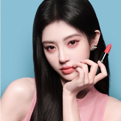 M.A.C鞠婧祎同款色号314雾忘我轻尤雾弹唇膏