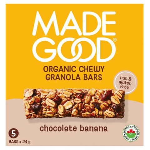 MadeGood 有机燕麦棒 巧克力香蕉