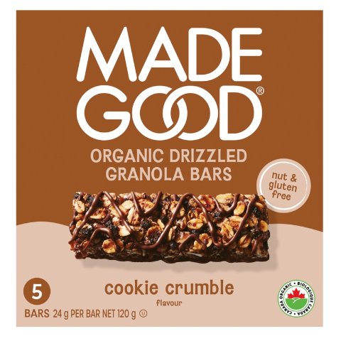 MadeGood 有机燕麦棒 Cookie Crumble