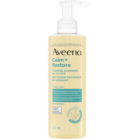 AveenoCalm+Restore 泡沫洁面乳 232mL
