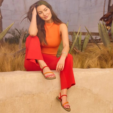 TOMS Kira 女凉鞋 合成编织