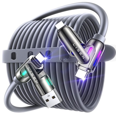 240W 4合1加厚加长RGB防折断数据线