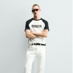 Zara 男装区 拼色短袖$56