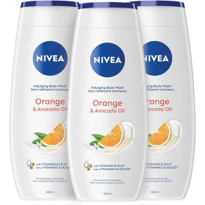 Nivea 橙与牛油果油沐浴露  500ml x3
