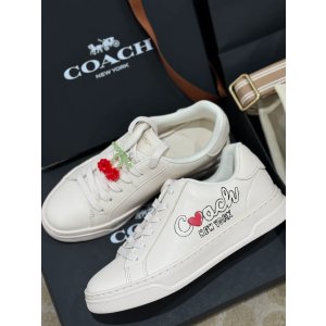 COACH High Line 心形装饰休闲鞋