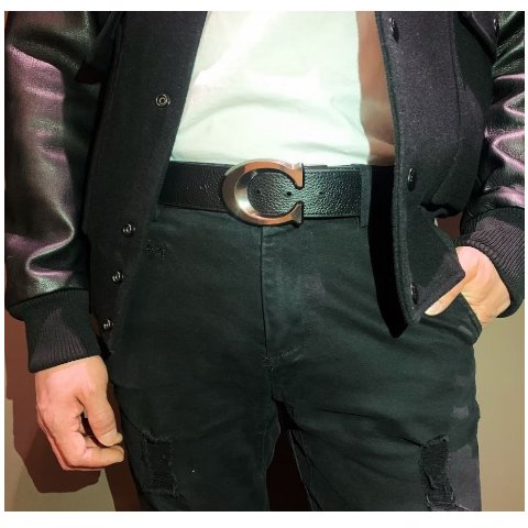 CoachC标明显38mm 双面皮带
