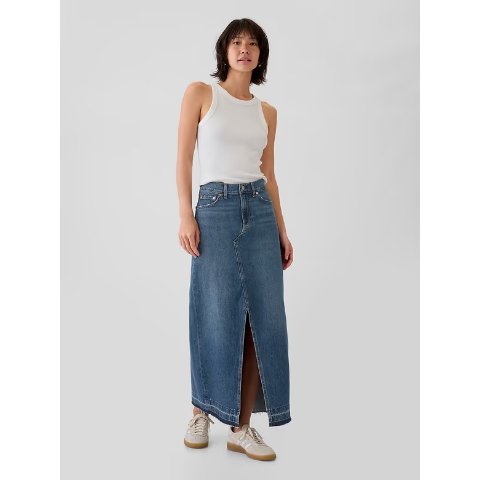 Gap24、25码有货牛仔长裙