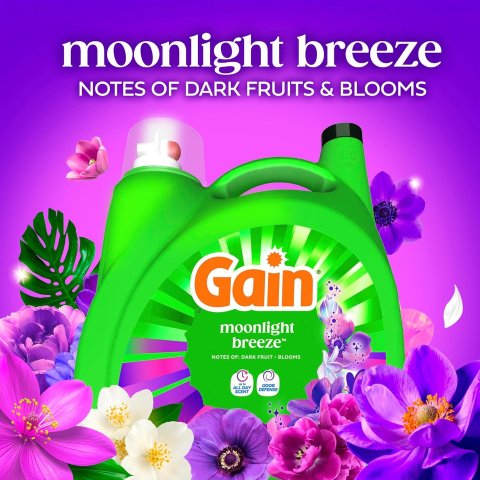 Gain深夜的水果与花香  满$40-10月光微风洗衣液4.5L