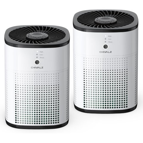 CHIVALZ 空气净化器2件套 静音除味 换季必备