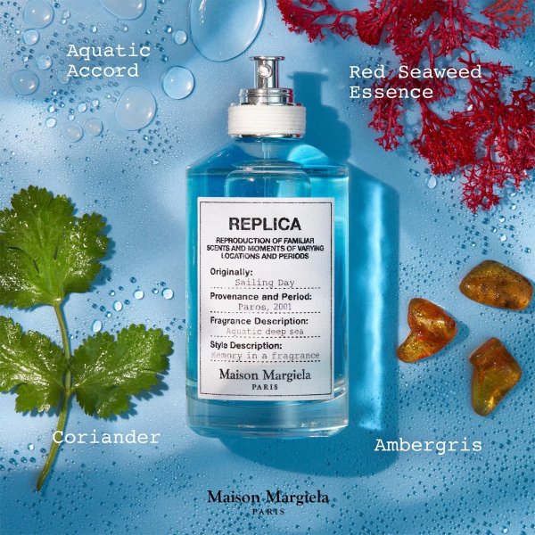 Maison Margiela REPLICA 100ml 香水 Replica Sailing Day EDT Spray 100 ml 航海物语香水100ml $148.71 超