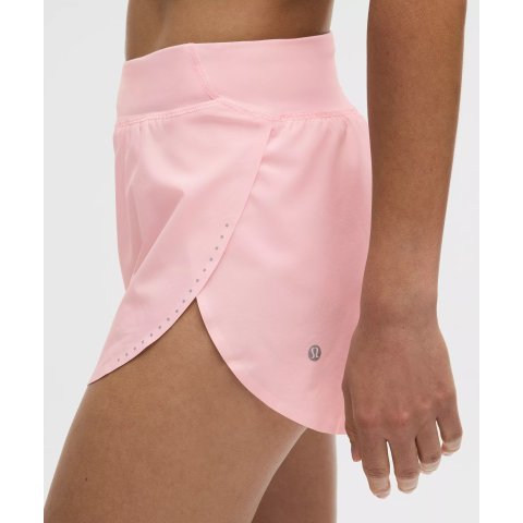 lululemon 女士高腰分叉短裤 8cm