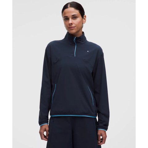 lululemon 女士轻薄防晒半拉链卫衣