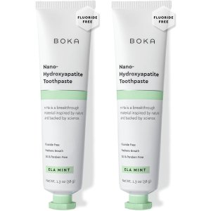 Boka 纳米羟基磷灰石牙膏 37ml 2支 薄荷味