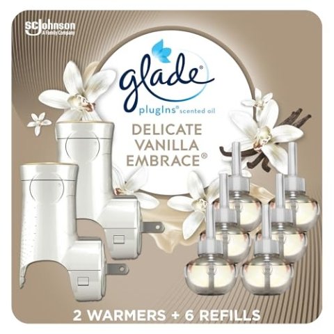 Glade香氛油套装 香草味 2器6瓶