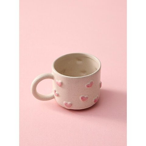 浮雕爱心马克杯