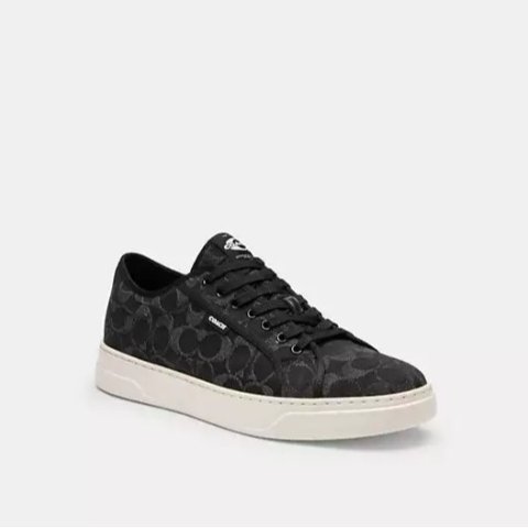 Coach码全休闲帆布鞋 牛仔布