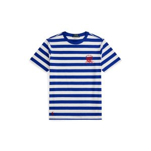 条纹棉质T恤 $30