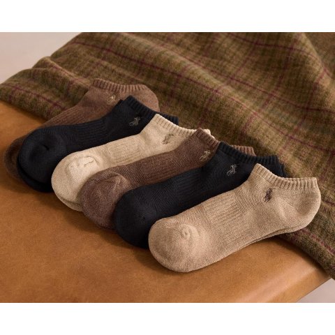 Polo Ralph Lauren$4.49/双运动短袜 3双