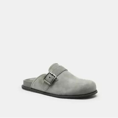 Coach新色，断码快Buckle Clog 女鞋