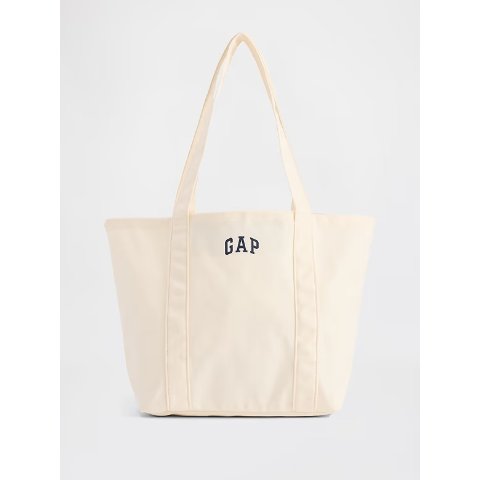 Gap大容量，逛街/买菜必备Mini Logo 托特包