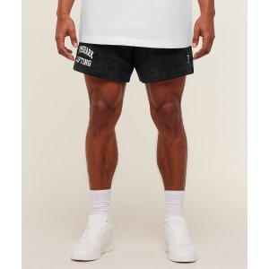 GymsharkLifting Mesh 5英寸短裤 黑色