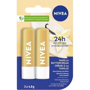 Nivea 香草奶油润唇膏 2支 4.8g