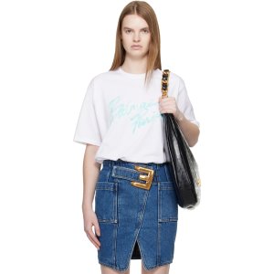 ssense Balmain 白箱型巴黎刷印T恤