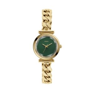 Fossil Carlie Mini 金色不锈钢腕表