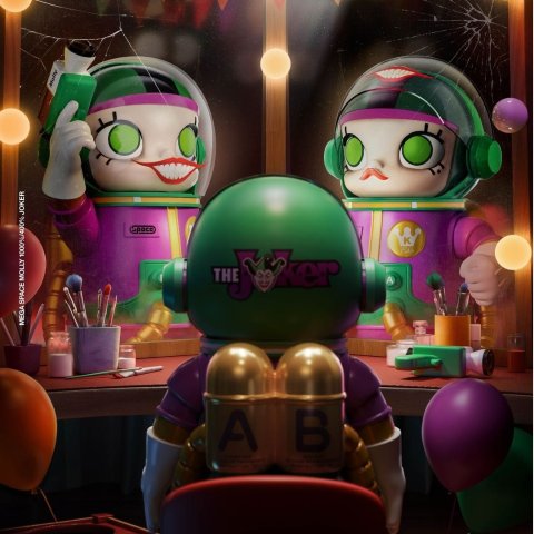 POP MART Mega Space Molly 1000%玩偶