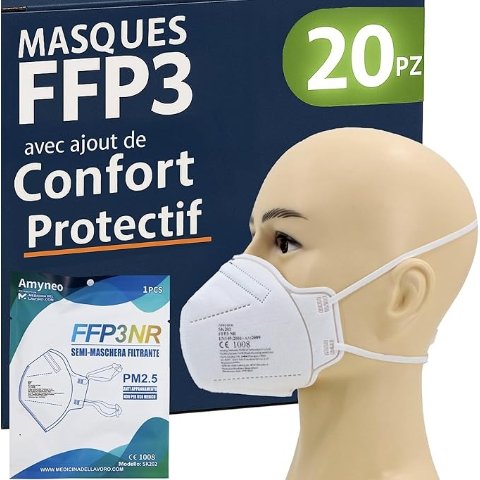 FFP3 5层防护口罩 20只