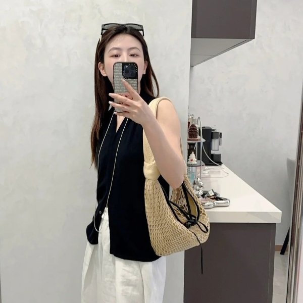 Filt Croissant 网格单肩包