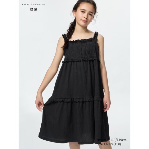 Uniqlo2色可选 至160cm都能穿！x Cecilie Bahnsen 联名压褶连衣裙