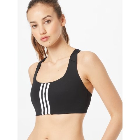 adidas黑色运动文胸