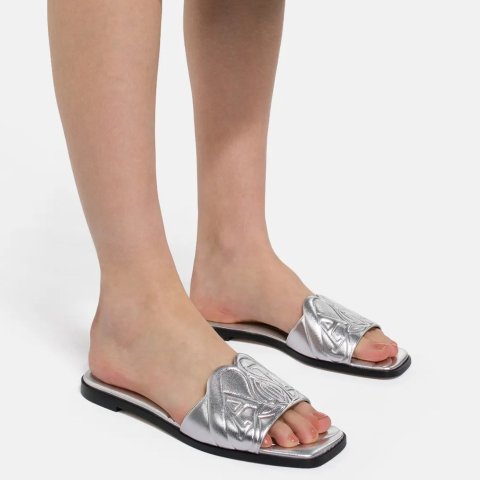 Alexander McQueen2.1折！仅剩38码皮革穆勒鞋