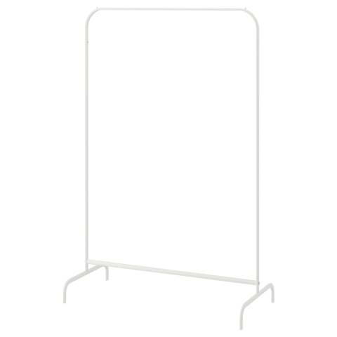 IKEA MULIG 白色衣架架