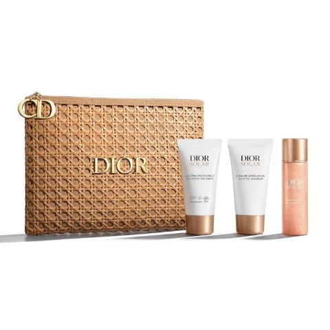 Dior白拿logo草编包！线下店还有货！夏季防晒套装