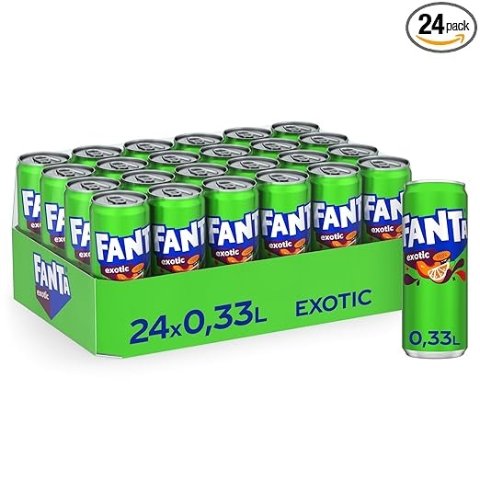 FantaFanta Exotic 热带果味汽水 330ml 24罐