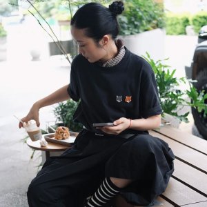 Maison Kitsune小狐狸T恤
