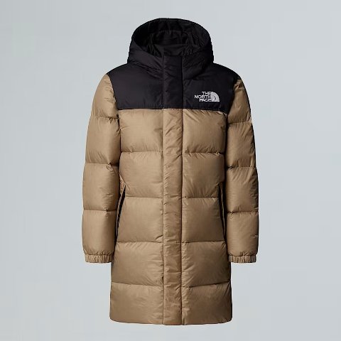 The North Face大童款Nuptse 长款羽绒服