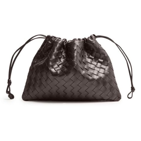 Bottega VenetaDustbag 单肩包 黑色