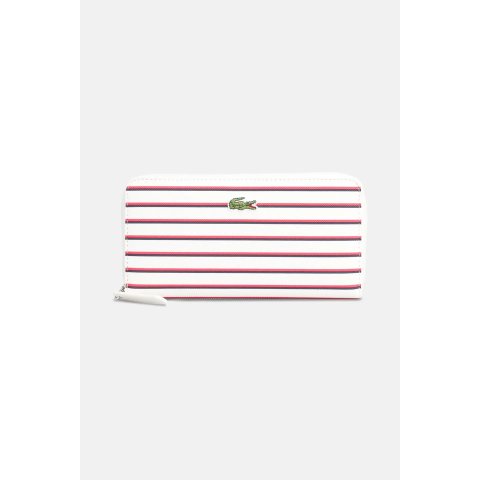 Lacoste法网系列 条纹钱包