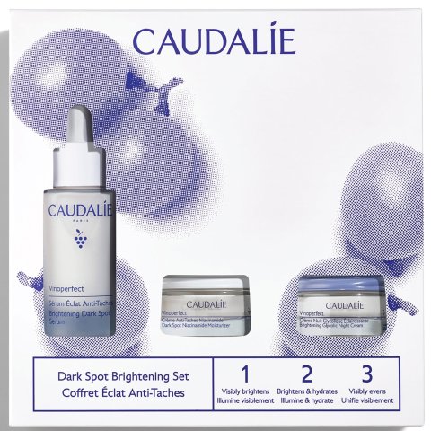 Caudalie价值€64.24=变相65折美白精华30ml+面霜15ml+晚霜15ml