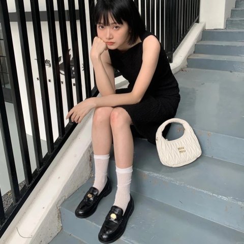 皮革乐福鞋
