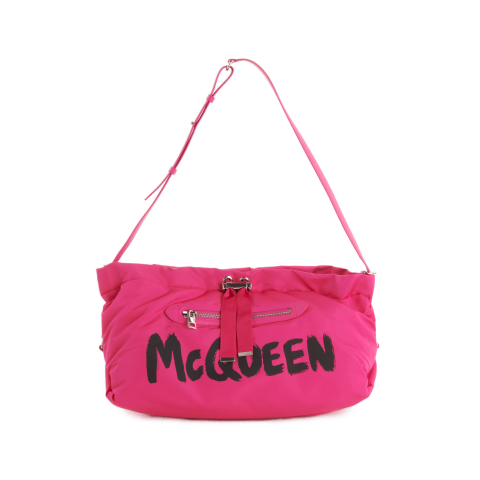 ALEXANDER MCQUEEN 尼龙手提包 黑色