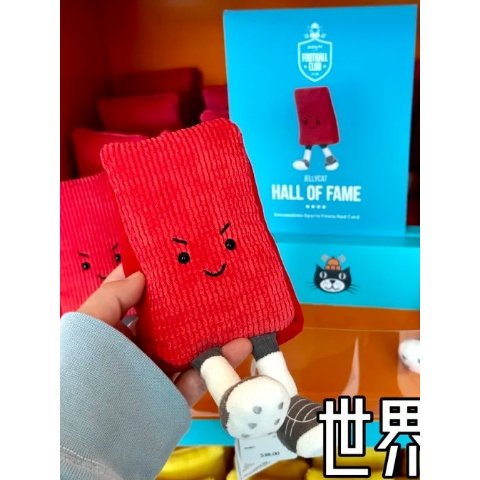 Jellycat Fowla 红牌玩偶