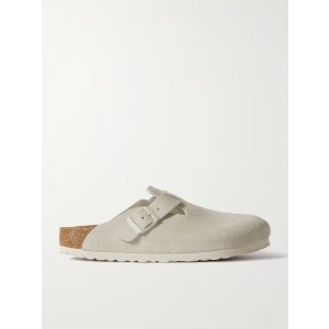 Birkenstock Boston 麂皮拖鞋