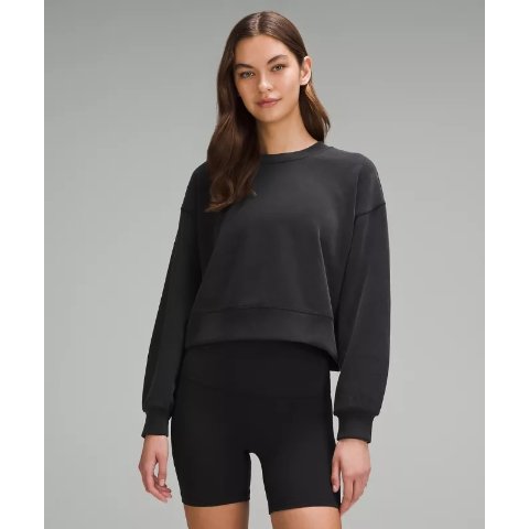 Lululemon Softstreme 短款宽松卫衣