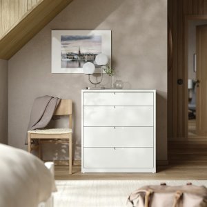 Ikea TONSTAD 四斗柜 米白色 82x47x91cm