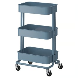 Ikea RASKOG 推车 灰蓝色