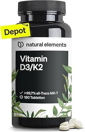 Vitamin D3+K2 片 180片 